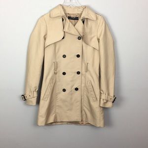 Zara Woman Size S Knee Length Trench Coat